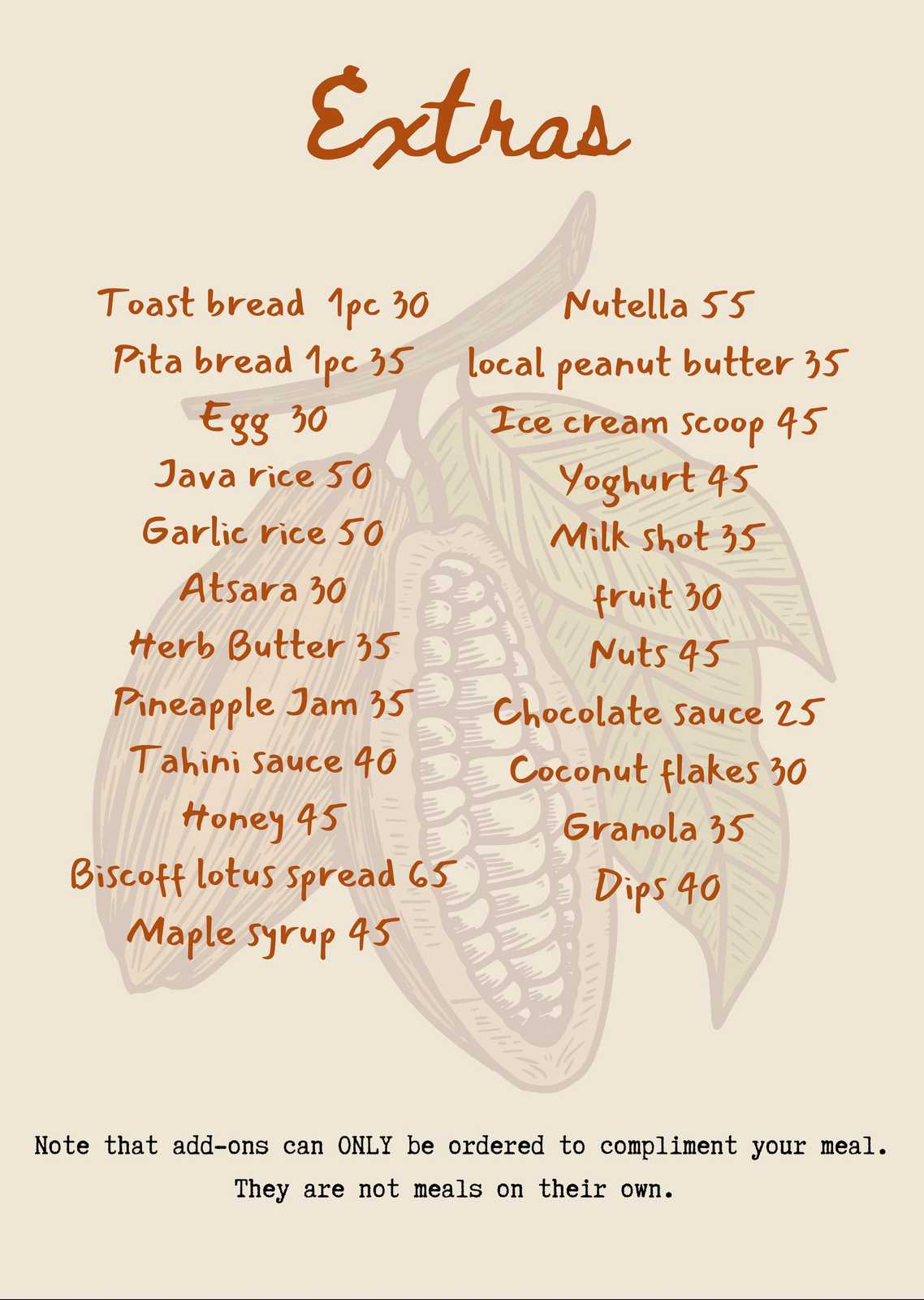 Hayahay Menu Page 8