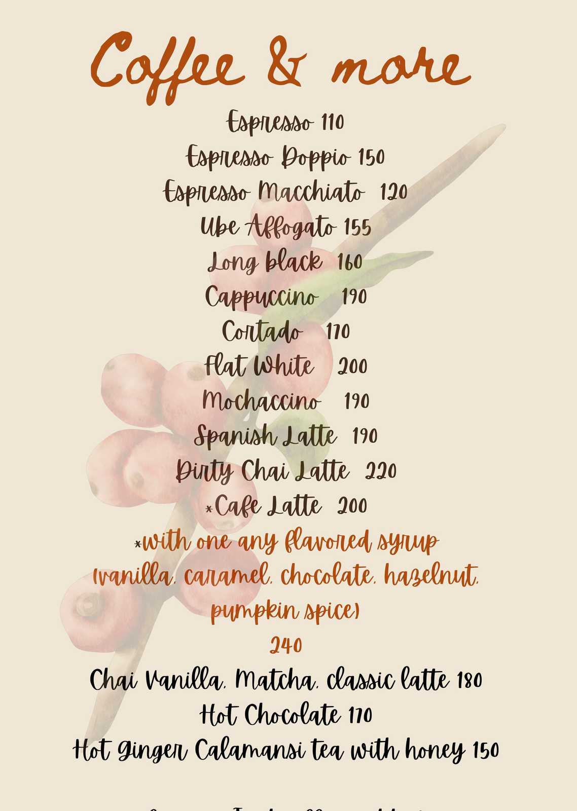 Hayahay Menu Page 6