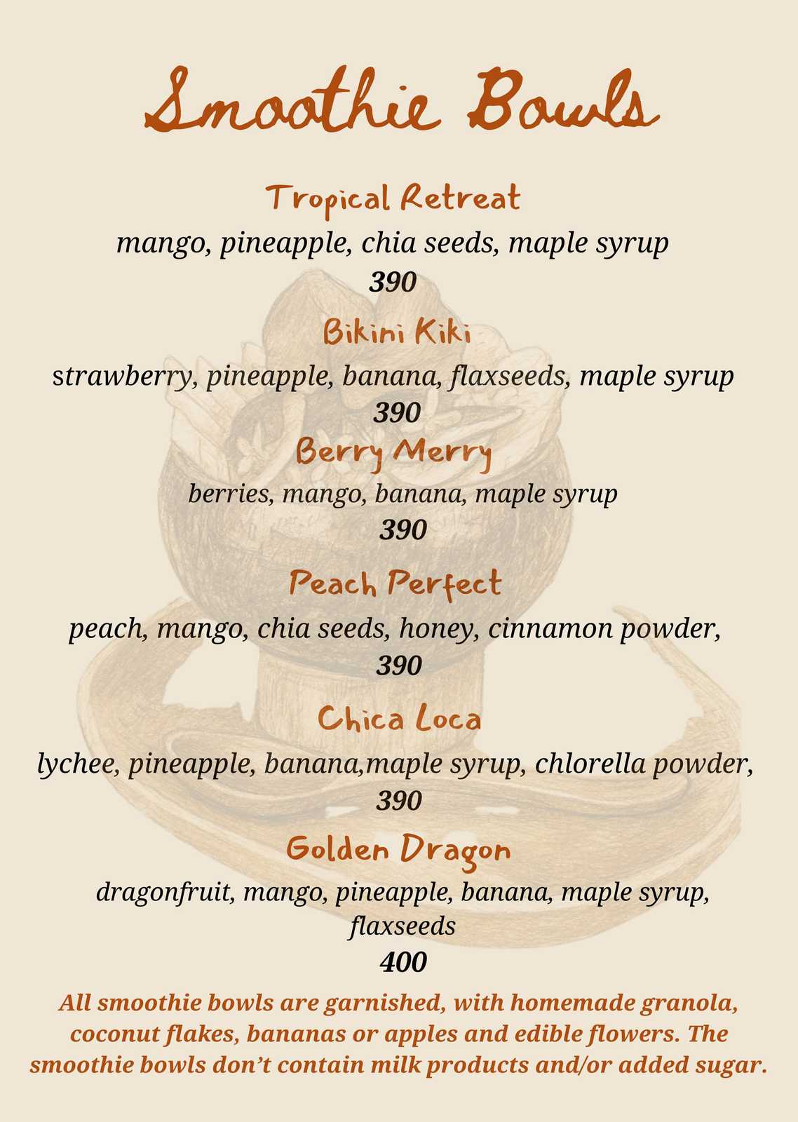 Hayahay Menu Page 5
