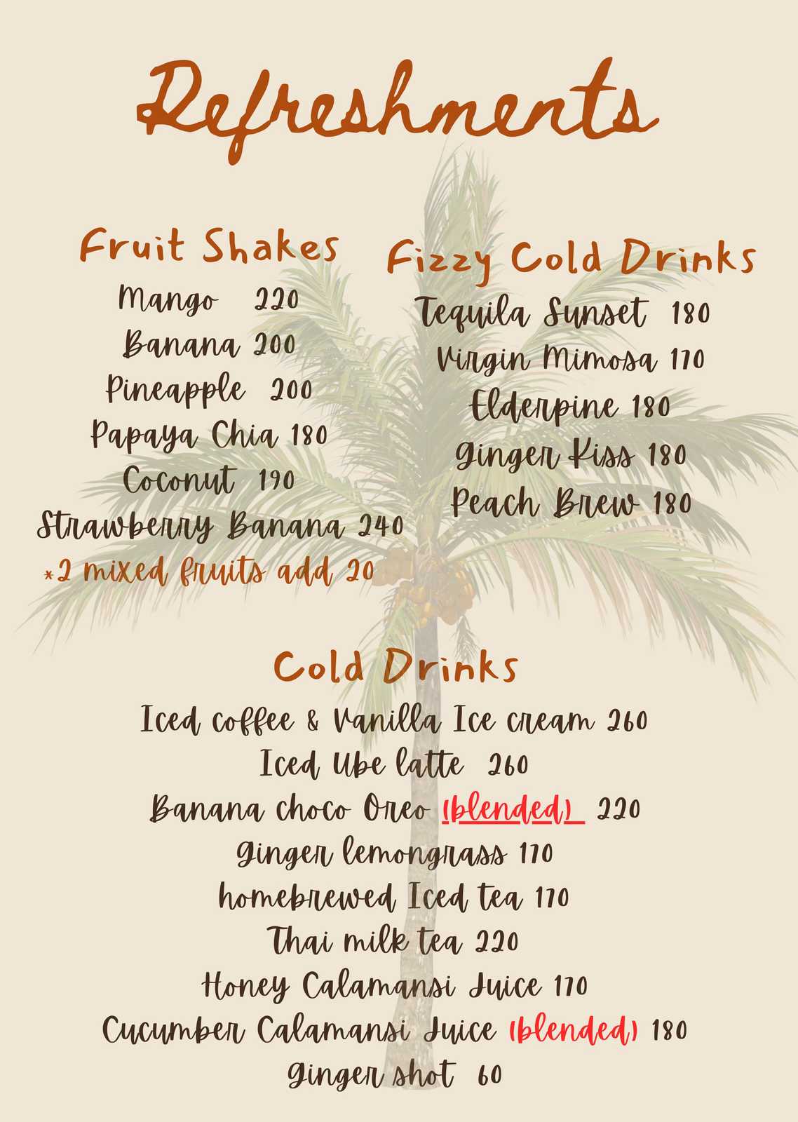 Hayahay Menu Page 7